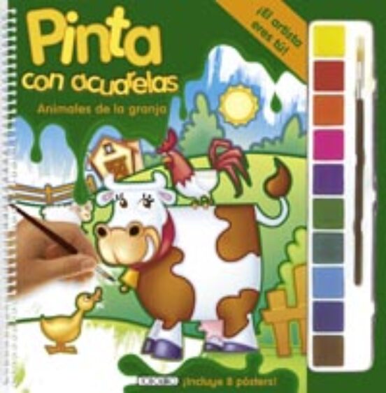 Animales de la Granja: Pinta con Acuarelas