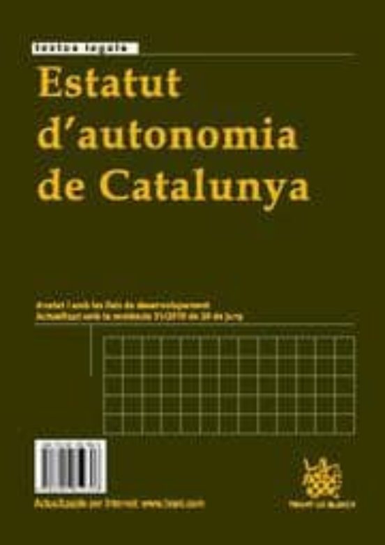 Estatut Dautonomia De Catalunya / Estatuto Autonomia De Cataluña