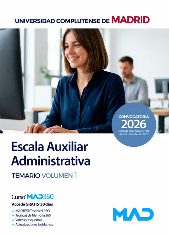 Escala Auxiliar Administrativa De La Universidad Complutense De M Adri