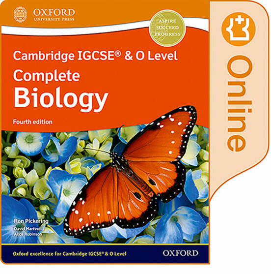 NEW Cambridge IGCSE&O Level Complete Biology: Enhanced Online Student Book
