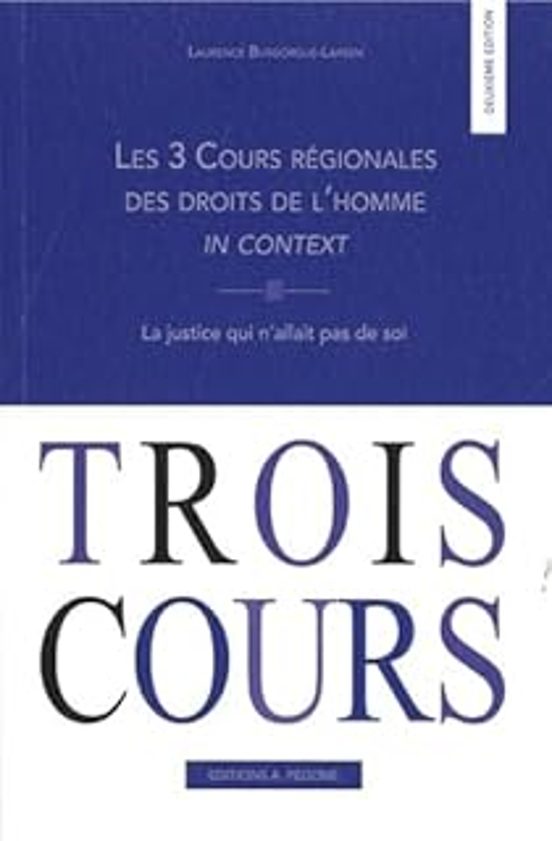 Les 3 Cours Régionales Des Droits De L Homme In Context: La Justice Qu