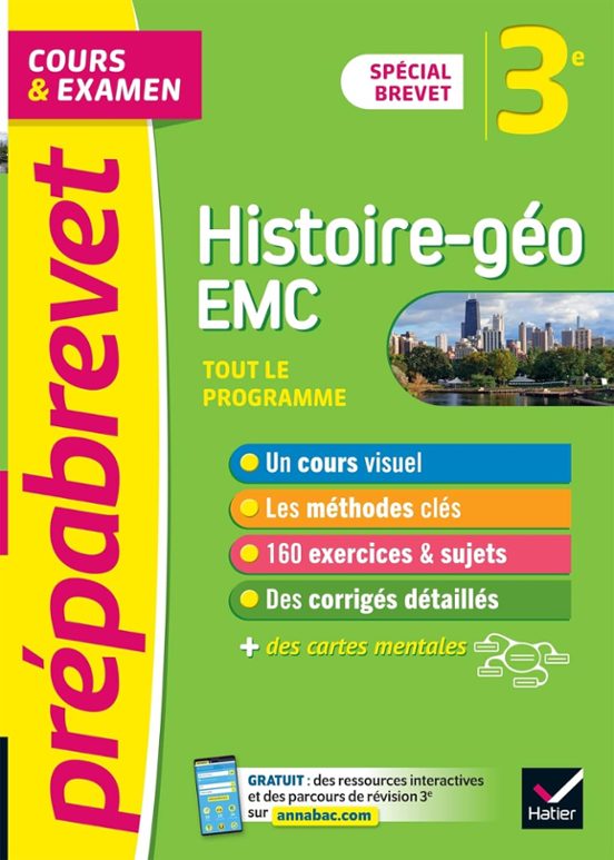 Histoire Géo Emc Enseignement Moral et Civique 3E: Tout le Programme C