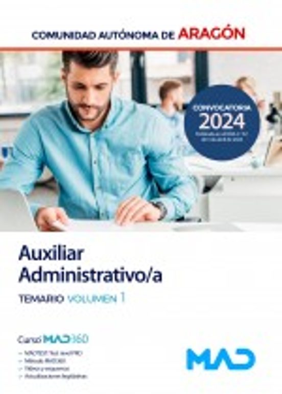 Auxiliar Administrativo/a De La Comunidad Autonoma De Aragon. Temario
