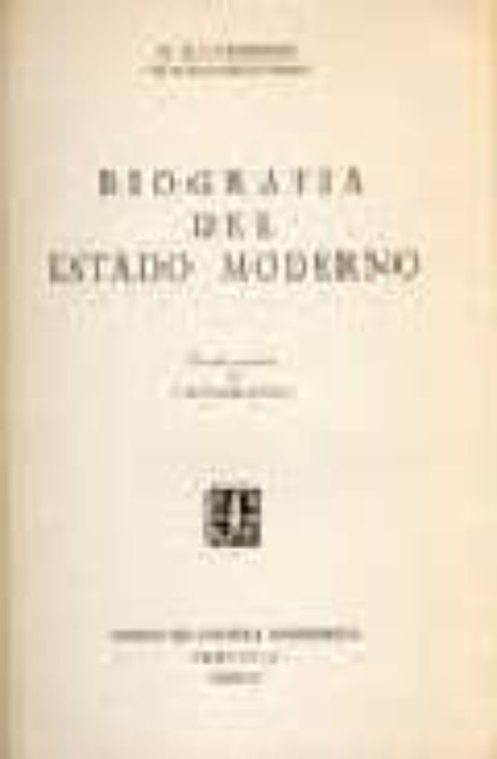 Biografia Del Estado Moderno