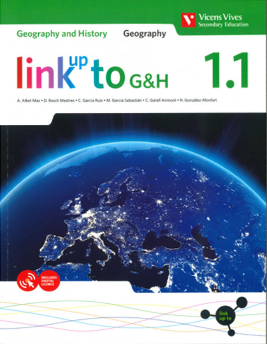 Link Up to G&h 1 Geography and History. Book 1.1 & 1.2 1º ESO Ed 2020