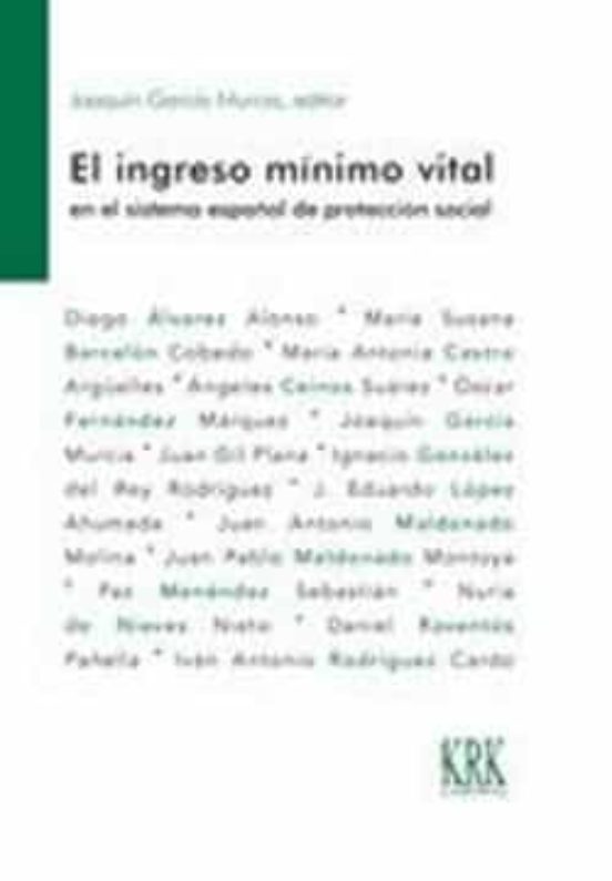 El Ingreso Minimo Vital En El Sistema Español De Proteccion Social