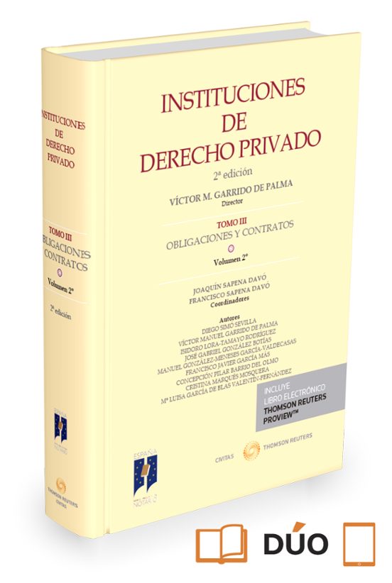 Instituciones de Derecho Privado Tomo III Vol. 2º