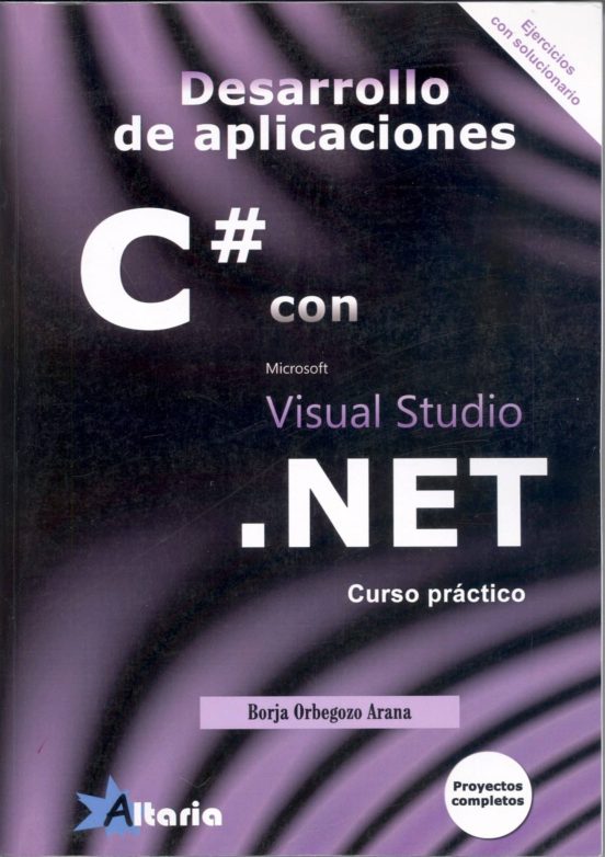 Desarrollo De Aplicaciones C Con Visual Studio.net