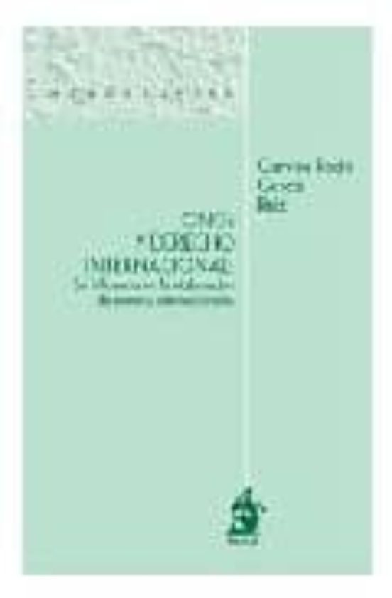 Ongs Y Derecho Internacional. Su Influencia En La Elaboración De Normas Internacionales