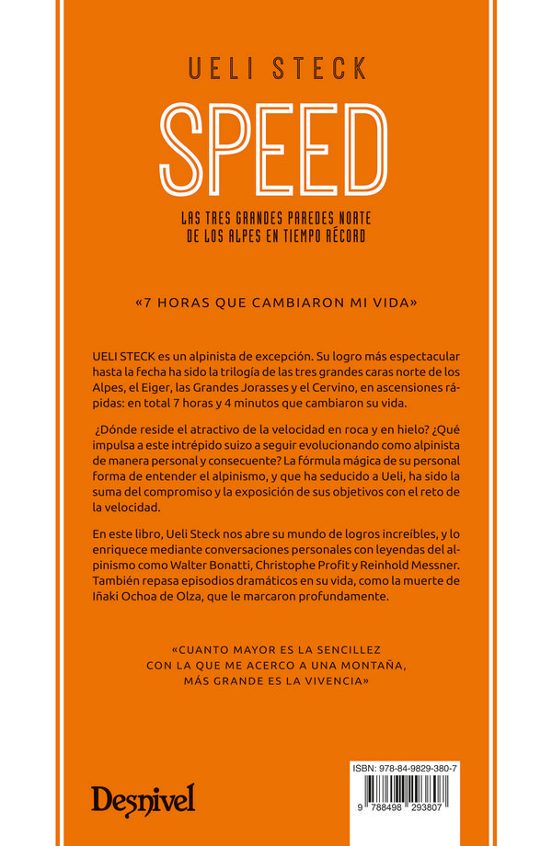 Speed. Las Tres Grabndes Paredes Norte de los Alpes en Tiempo Record