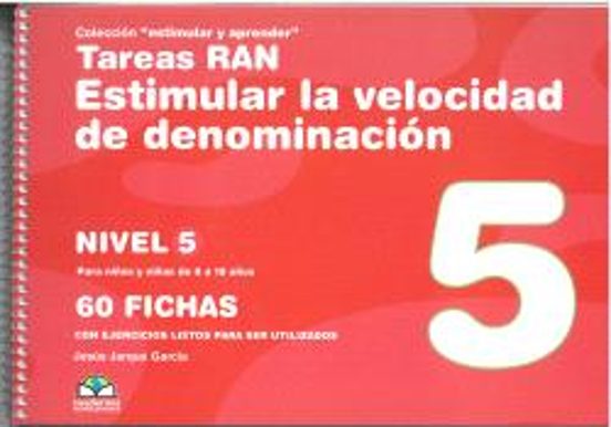 Tareas RAN. Estimular la velocidad de denominación - Nivel 5
