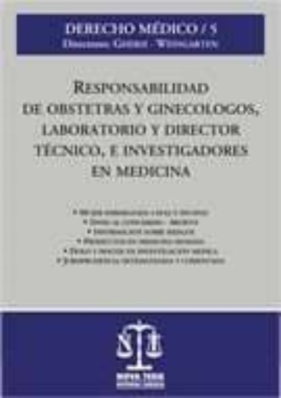Responsabilidad De Obstetras Y Ginecologos Laboratorio Y Director