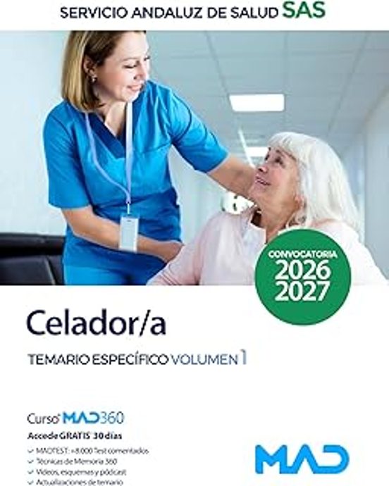 Celador/a. Temario Específico Volumen 1. Servicio Andaluz De Salud