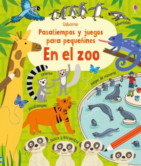 En El Zoo: Pasatiempos Y Juegos Para Pequeñines