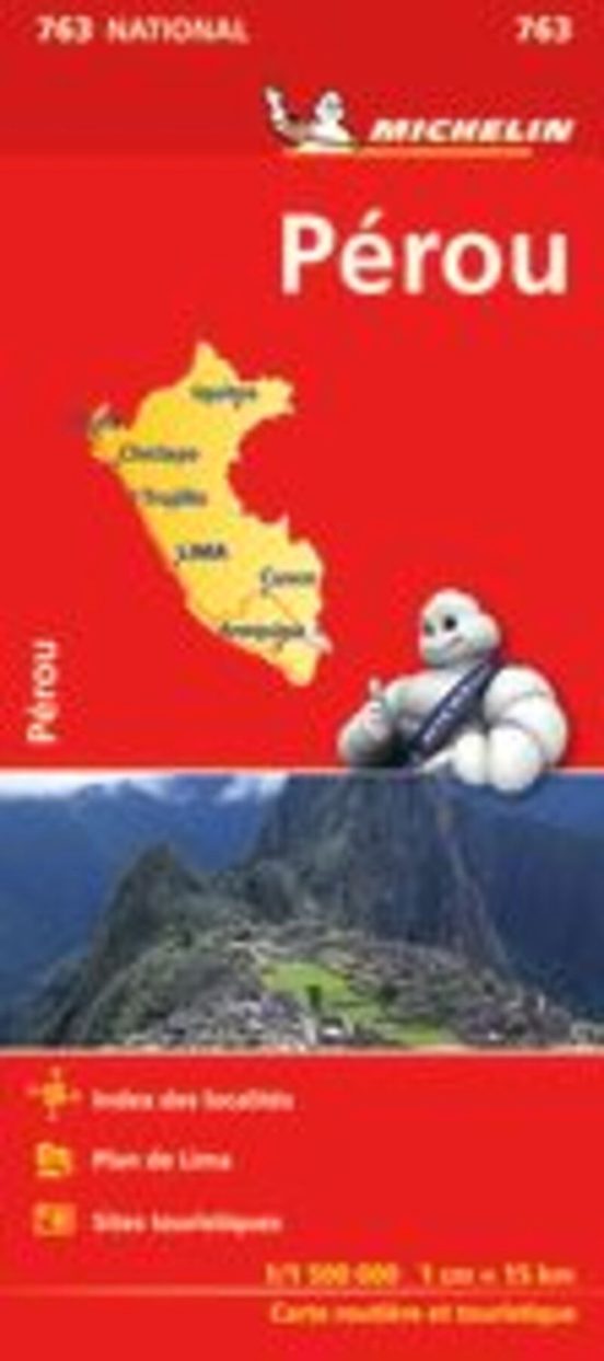 Mapa National Perou / Peru 2024