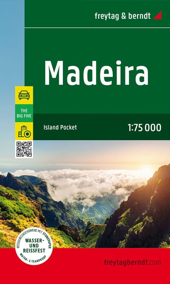 Madeira 1:75.000 Island Pocket Plastificado