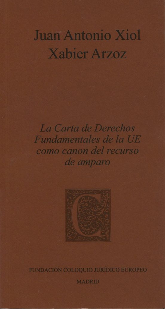 Carta De Derechos Fundamentales De La Ue Como Canon Del Recurso D E Am