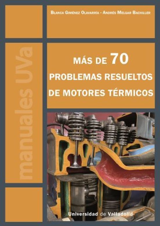 Portada de Mçs de 70 Problemas Resueltos de Motores Térmicos