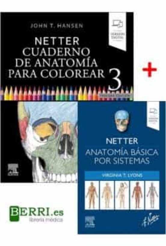 Lote Anatomía Netter: Anatomia Básica Por Sistemas + Cuaderno De Anato