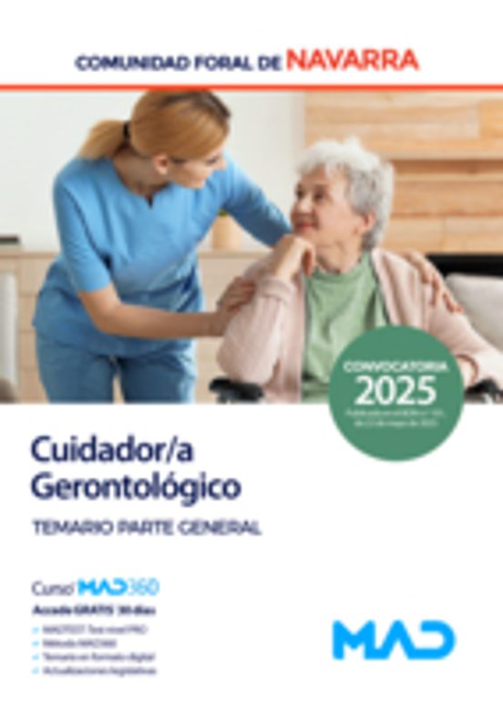 Cuidador/a Gerontológico. Temario Parte General