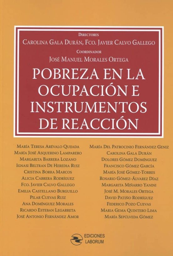 Pobreza En La Ocupación E Instrumentos De Reacción