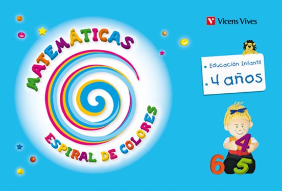 Espiral De Colores. Matemáticas 4 Años