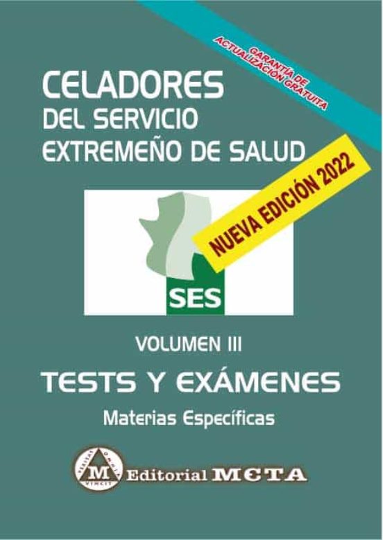 Celadores Del Servicio Extremeño De Salud Materias Especificas