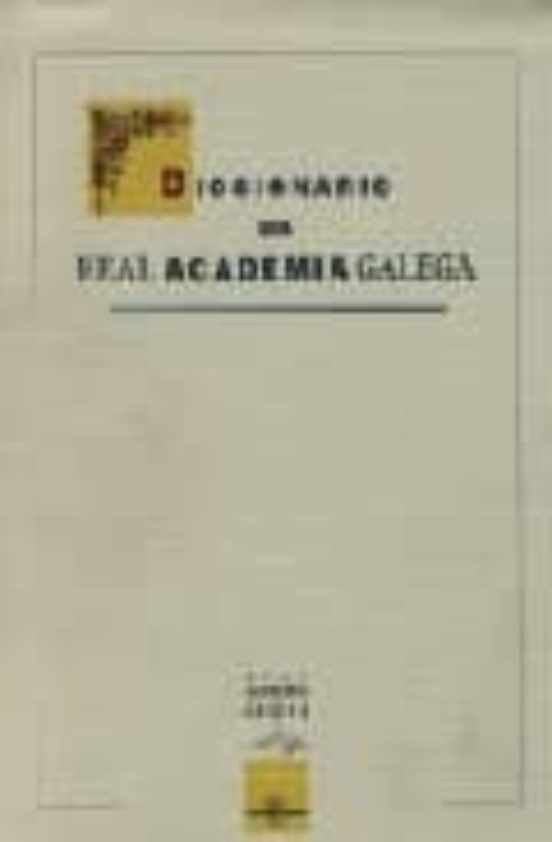 Diccionario Da Real Academia Galega