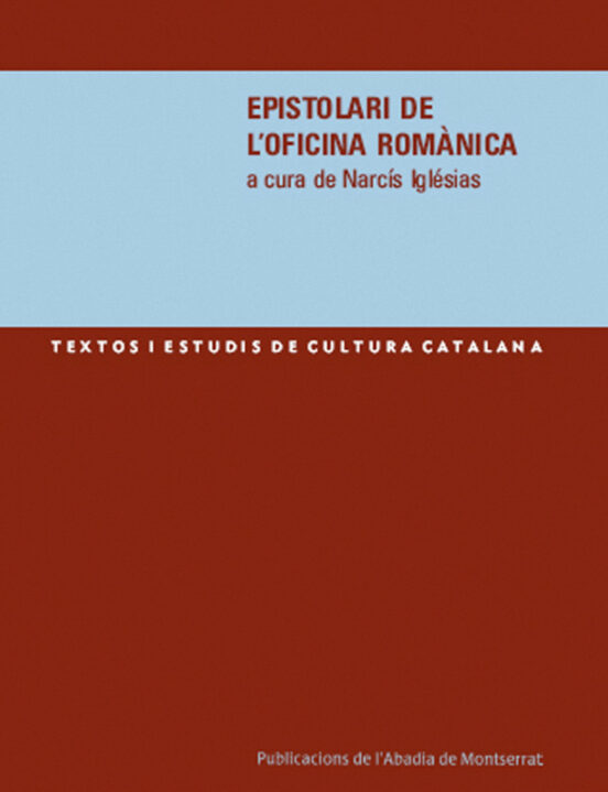 Epistolari De L'Oficina Romànica