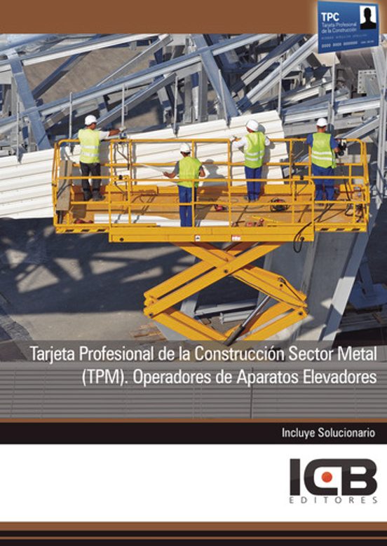Tarjeta Profesional De La Construcción Sector Metal . Operad Ores