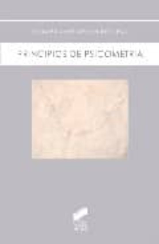 Principios de psicometría
