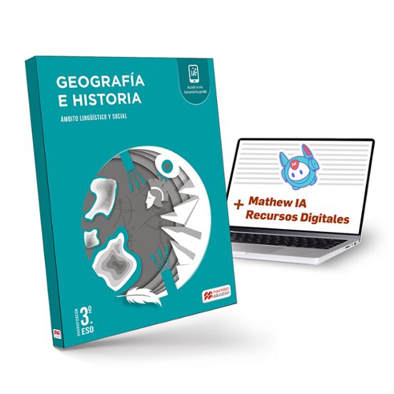 Geografía e Historia 3º - Libro de Texto en Formato Físico de Diversif