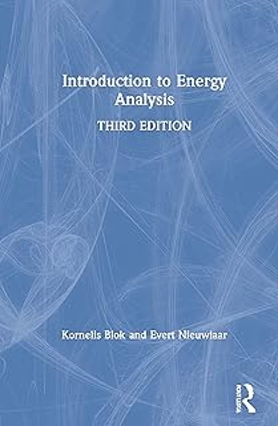 Introduction To Energy Analysis