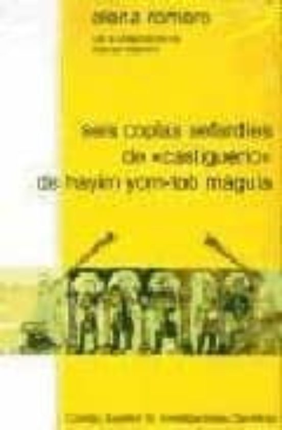 Seis Coplas Sefardíes De Castiguerio De Hayim Yom-Tob Magula
