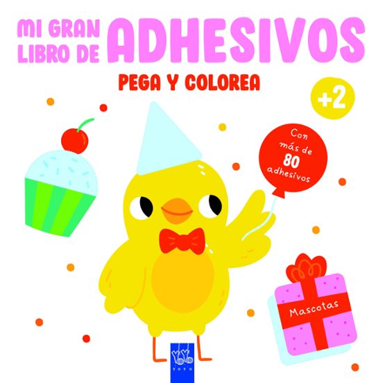 Mascotas Colorear + Pegatinas