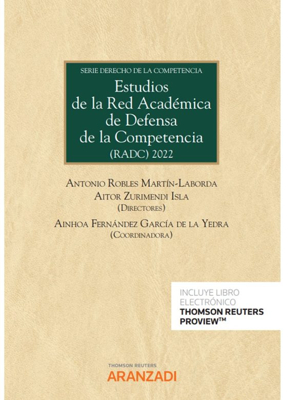 Estudios De La Red Académica De Defensa De La Competencia 2022