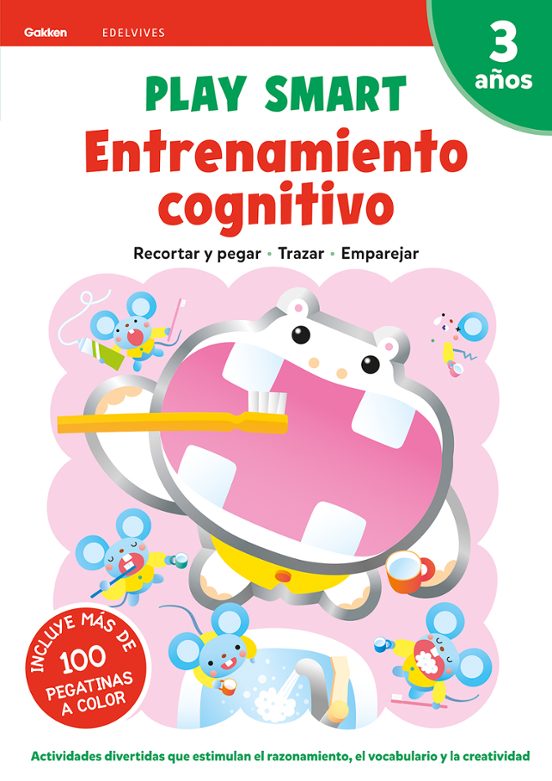 Play Smart Cuaderno Nº 1 – 3 Años. Entrenamiento Cognitivo. Novedad 2020