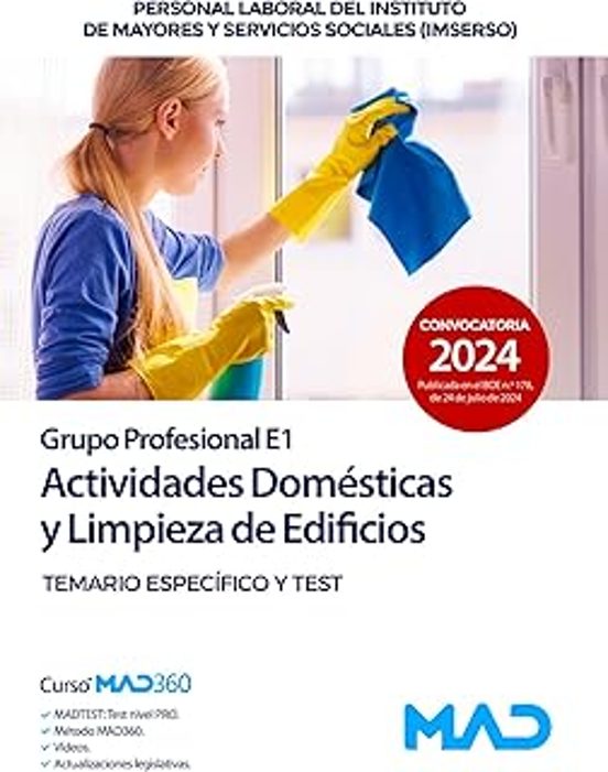 Actividades Domésticas Y Limpieza De Edificios Del Imserso Grupo Profe