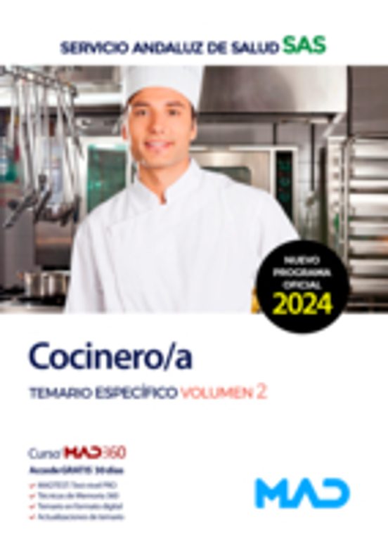 Cocinero/a Del Servicio Andaluz De Salud . Temario Específic O Vo