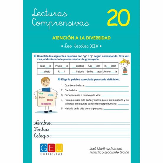 Lecturas Comprensivas 20: Atencion A La Diversidad