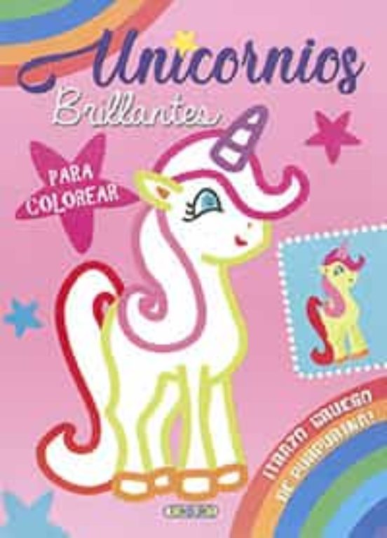 Unicornios Brillantes para Colorear