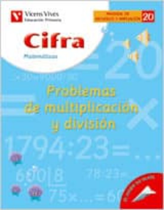 20. Cifra Problemas De Multiplicacion Y Division