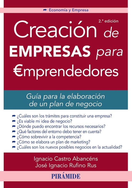 Creacion De Empresas Para Emprendedores : Guia Para La Elabora