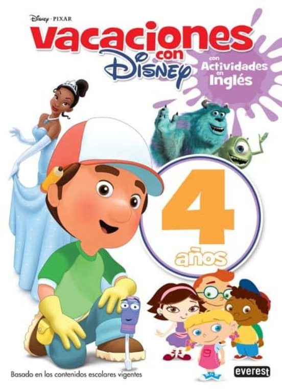 Vacaciones Con Disney 4 Años: Educacion Infantil