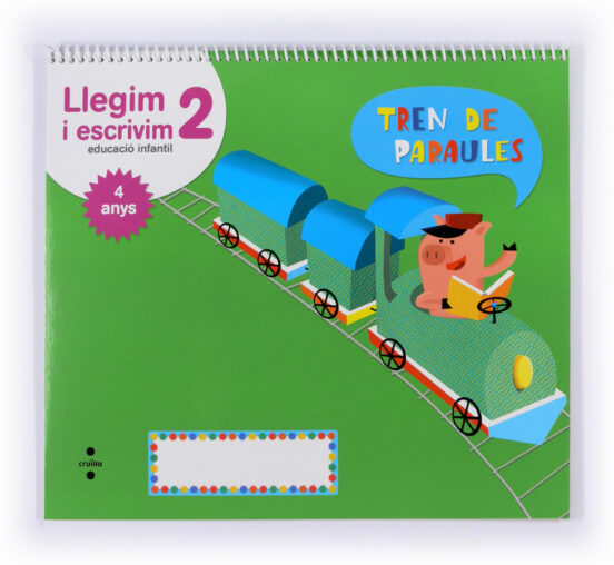 Col·lecció Tren De Paraules. Llegim I Escrivim-quadern 2 Cataluna Infa