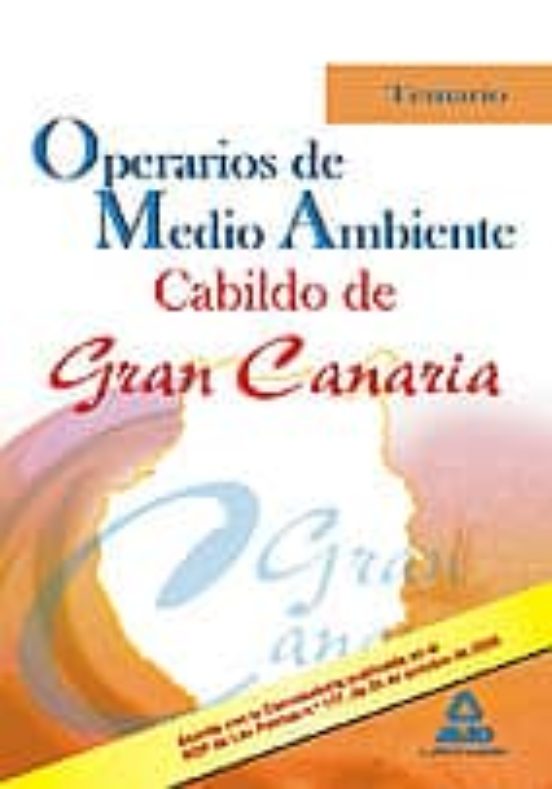 Operarios De Medio Ambiente Del Cabildo De Gran Canaria. Temario