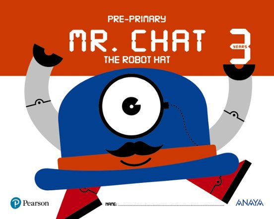 Mr Chat the Robot Hat 3 Years Mec