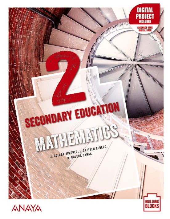 Mathematics 2º ESO Students Book + de Cerca Andalucia