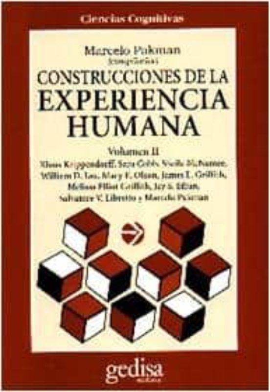 Construcciones de la experiencia humana. Vol ii