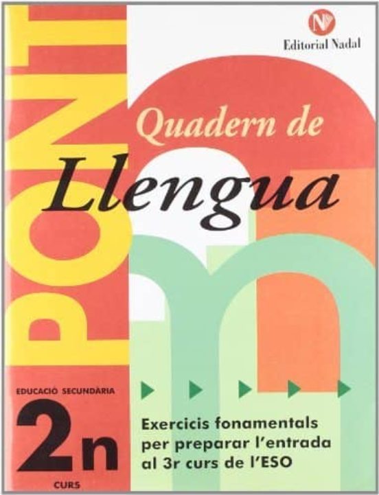 Quadern Llengua 2º Pont Eso Cat